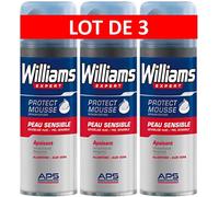 Williams Mousse à Raser Peau Sensible 200ml - Lot de 3