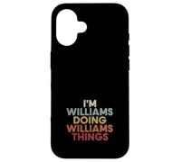 Williams Name Williams Personalized Name First Given Coque pour iPhone 16