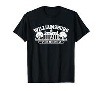 Williamsburg Virginia Design Colonial Historique T-Shirt Graphique avec Valeur