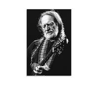 Willie Nelson 11 Poster vintage à suspendre sur toile pour chambre à coucher, salon, décoration murale 20 x 30 cm