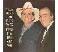WILLIE NELSON & FARON YOUNG - funny how time slips away LP