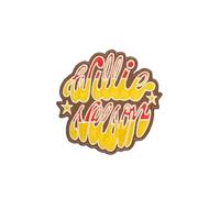 Willie Nelson - Patch à repasser (Taille unique) (Rouge/Doré)