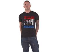 Willie Nelson T Shirt Stare Logo Nouveau Officiel Homme Noir Taille XXL