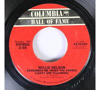 Willie Nelson - Willie Nelson 45 RPM Remember Me (When the Candle Lights are Gleaming) / Blue Eyes Crying in the Rain