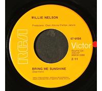 WILLIE NELSON - WILLIE NELSON bring me sunshine RCA 9684 (45 single vinyl record)
