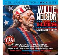 Willie Nelson - Willie Nelson The HITS COLLECTION Live Deluxe Edition with a bonus CD COUNTRY LOVE BALLADs - The Studio Sessions 18 songs (Exclusive physical release ONLY)
