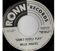 WILLIE ROGERS - games people play / that's when i'll stop loving you 45 rpm single
