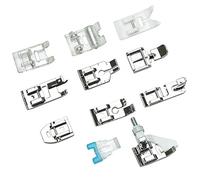 Willingood 11 pièces multifonction pied presseur accessoires Set pour machine à coudre de W6, Brother, Singer, Privilege, Janome, Husqvarna, ménage