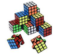 Willingood Lot de 12 cubes magiques puzzle 3 x 3 x 3 cm, remplissage de sacs de fête pour enfants, cadeaux de fête de Noël pour enfants