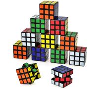 Willingood Lot de 12 mini cubes magiques - 3 x 3 x 3 cm - Cadeau d'anniversaire d'enfant - Cadeau d'invités pour Noël, jeux de voyage, anniversaire, filles et garçons