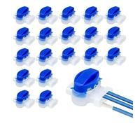 Willingood Lot de 20 connecteurs de câble étanches pour robot tondeuse - Bornes de raccordement - Avec remplissage en gel - Pour robot tondeuse à gazon Automower jardin