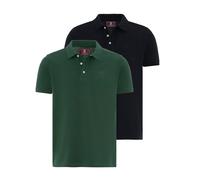 Williot T-Shirt 'Roman' bleu marine / noir, Taille S