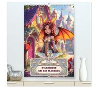 Willkommen bei den Dragonas (hochwertiger Premium Wandkalender 2027 DIN A2 hoch), Kunstdruck in Hochglanz: Ein ganzer Kalender voller Drachenfrauen