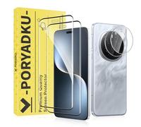 WILLONE 2 Pièce Verre Trempé pour Honor Magic 7 Pro, 2 Pièce Caméra Protection, Déverrouillage d'empreintes digitales, 9H Dureté, Ultra HD, Protection Écran pour Honor Magic 7 Pro