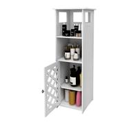 Willonin Meuble Salle de Bain Rangement, Armoire Gain de Place, Commode,Étagère Réglable, Pieds Résistant à l’Eau-78 * 22 * 22cm