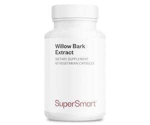 Willow Bark Extract - Ecorce de Saule Blanc - Aide à Soulager Naturellement les Douleurs Chroniques - Contribue à la Santé du Coeur et à la Circulation Sanguine - Vegan - SuperSmart