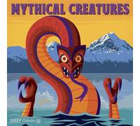 Willow Creek Press, Calendrier mural 2027 avec créatures mythiques