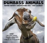 Willow Creek Press, Calendrier mural 2027 Motif animaux Dumbass