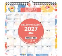 Willow Creek Press, Calendrier mural 2027 Motif fleurs de prairie