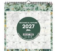 Willow Creek Press, Calendrier mural 2027 Motif nature botanique
