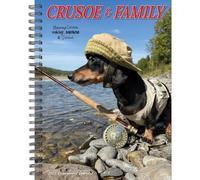 Willow Creek Press, Crusoe the Celebrity Teckel 2027 Planificateur de fiançailles 16,5 x 21,6 cm