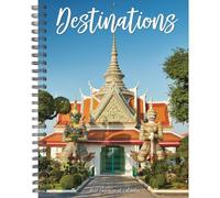 Willow Creek Press, Destinations 2027 Planificateur de fiançailles 16,5 x 21,6 cm