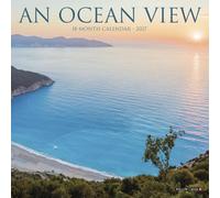 Willow Creek Press, Ocean View Mini calendrier mural 2027 17,8 x 17,8 cm