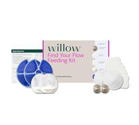 Willow Find Your Flow Kit d'alimentation 23 pièces, kit essentiel pour l'allaitement, protection du mamelon et soulagement de la douleur des problèmes d'allaitement courants, kit de soins post-partum