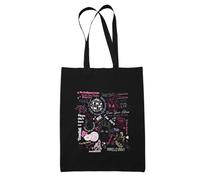 Willow Gifts P!!NK Doodle Sac fourre-tout - Pop Rock Trustfall Human Beautiful Trauma Stupid Girls Who Knew Carrier Shopper Shopper, Noir