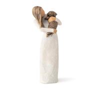 Willow Tree Adorable You (Dark Dog), Sculpted Hand-Painted Figure, Chien Marron Foncé, 7.5" High