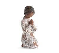 Willow Tree Figurine Prière de la Paix Peau et Cheveux Plus foncés