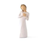 Willow Tree Here for You, « Know That You are Loved », un geste empathique, un encouragement, un deuil, un souvenir, un cadeau de soutien et de compréhension silencieuse, figurine sculptée peinte à la