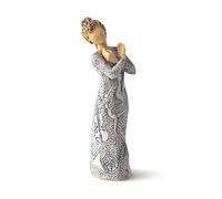 Willow Tree Music Speaks (Lighter Skin), Figurine sculptée Peinte à la Main, Bleu, 17,8 cm de Haut