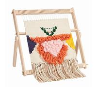 WILLOWDALE - Grand métier à tisser multi-projets - 41,9 x 39,9 x 3 cm - En bois - Artisanat créatif - Artisanat - Pour enfants, débutants, experts