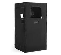 WILLOWYBE Sauna Infrarouge Portable pour la Maison avec 6 plaques chauffantes, Coussin Chauffant pour Les Pieds et lumière LED Chaude, boîte de Sauna Infrarouge sèche pour Tout Le Corps.