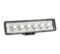 Willpower 1PC Phare de Travail LED 15cm 6'' 18W Projecteur LED 12V 24V Etanche IP67 Spot Feux Antibrouillard pour 4x4 Voiture Camion Tracteur SUV Bateau Quad Vehicule