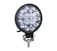 Willpower 1PC Phare de Travail LED 3.2'' 42W Projecteur LED 12V 24V Etanche IP67 Spot Feux Antibrouillard pour 4x4 Voiture Camion Tracteur SUV Bateau Quad Vehicule