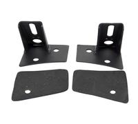 Willpower 2 Pièces Support de Lampe de Travail LED, Supports de Pare-brise Supérieurs - Kit de Support de Fixation de Montant A pour Montant pour 07-17 Wrangler JK