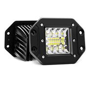 Willpower 2pcs 8CM 42W LED Work Light 12V 24V Cube Spot LED Spot Spot LED Phare de Travail 6000K Phares LED Phares Antibrouillard pour Tracteur Voiture Camion VTT Bateau 4x4