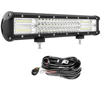 Willpower 324W LED Light Bar 22 Pouces Spot Flood Combo LED Barre Lumineuse Brouillard Offroad Conduite Conduite Lumières de Travail avec Faisceau de Câblage pour ATV SUV Bateau