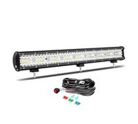 Willpower 65cm 26'' 540W Barre LED 4x4, Rampe LED avec 12V Câblage Étanche Feu Antibrouillard Lumineuse Lampe pour Offroad Voiture Camion Tracteur Quad Bateau Véhicule, 6000K Blanc