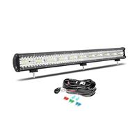 Willpower 79cm 31'' 660W Barre LED 4x4, Rampe LED avec 12V Câblage Étanche Feu Antibrouillard Lumineuse Lampe pour Offroad Voiture Camion Tracteur Quad Véhicule Bateau, 6000K Blanc