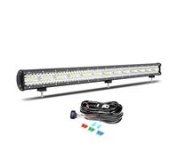 Willpower 93cm 37'' 780W Barre LED 4x4, Rampe LED avec 12V Câblage Étanche Feu Antibrouillard Lumineuse Lampe pour Offroad Voiture Camion Tracteur Quad Bateau Véhicule, 6000K Blanc