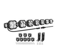 Willpower Barre de LED 46'' 210W 17500LM, Barre Lumineuse LED Feux Antibrouillard Phare de Travail pour 4x4 Voiture Camion Tracteur Bateau Offroad Vehicule, 6000K Blanc, IP67