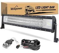 Willpower Barre LED 32 Pouces 405W Combinaison Spot et Flood Rampe LED pour 4x4 Voiture Camion Tracteur SUV ATV