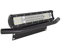 Willpower Barre Lumineuse LED, 17 pouce 252W trois rangées faisceau combiné Barre de Led avec Support de montage de plaque d'immatriculation avant Bar a LED