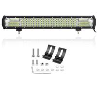 Willpower Barre Lumineuse LED, 20pouces 510W Spot et Inondation Combinée Barre de LED avec 12V faisceau de câblage kit Rampe LED Phare Led Projecteur LED pour Offroad Véhicules 4x4 Camion Tracteur SUV