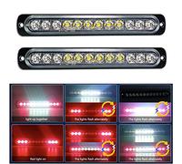 Willpower Feu de Penetration Lumière Stroboscopique 12V 24V Rouge Blanc