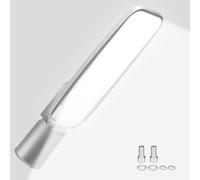 Willpower LED Réverbères Lampadaire Exterieur 100W Spot Blanc 6000K | Projecteur LED 4,052LM, IP66 Étanche, Lampe de Sécurité pour Jardin Patio Rue Route Garage Cour Parking Public