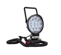 Willpower Phare de Travail LED Tracteur 10cm 4'' 42W avec Aimanté Base Magnétique Projecteur LED 12V 24V IP67 Etanche Feux Antibrouillard LED Spot pour 4x4 Voiture Camion SUV Bateau Camping